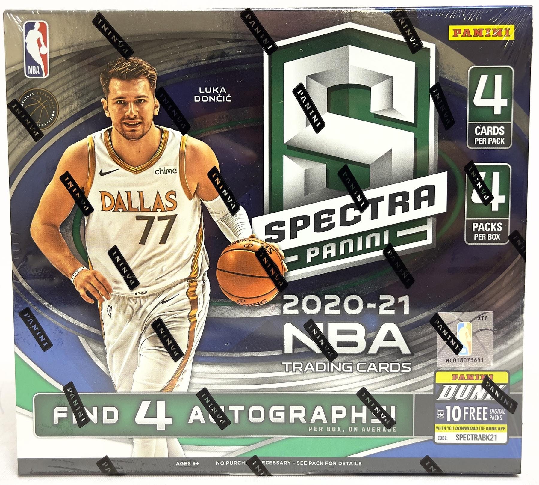 2020/21 Panini Spectra Basketball Hobby Case